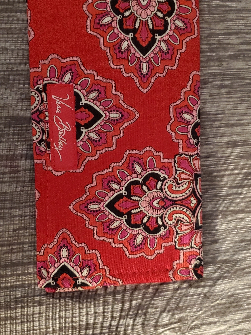 Vera Bradley Red Checkbook Cover
